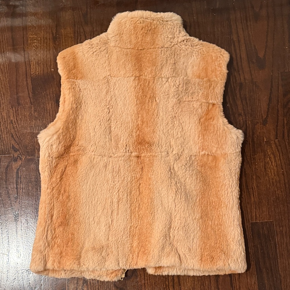 Lord & Taylor Rabbit Fur Vest Small - Picture 5 of 6
